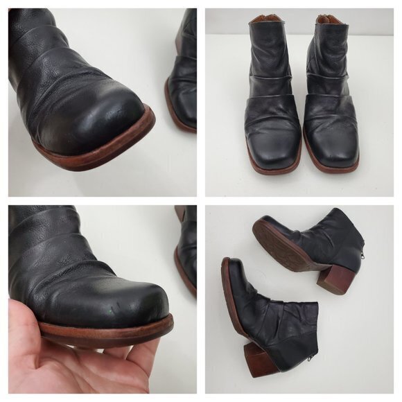 Korkease Booties 7 M Kissel Boot Leather Black Bro - Picture 2 of 8